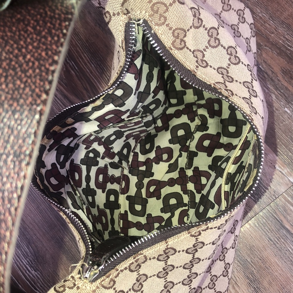 Gucci Beige and Dark Brown Tote Bag - Picture 6 of 7